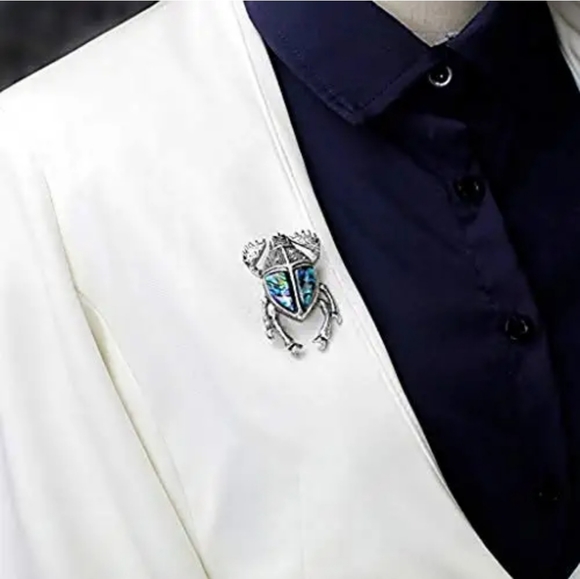 New Abalone Shell Pin Brooch. - Picture 4 of 16